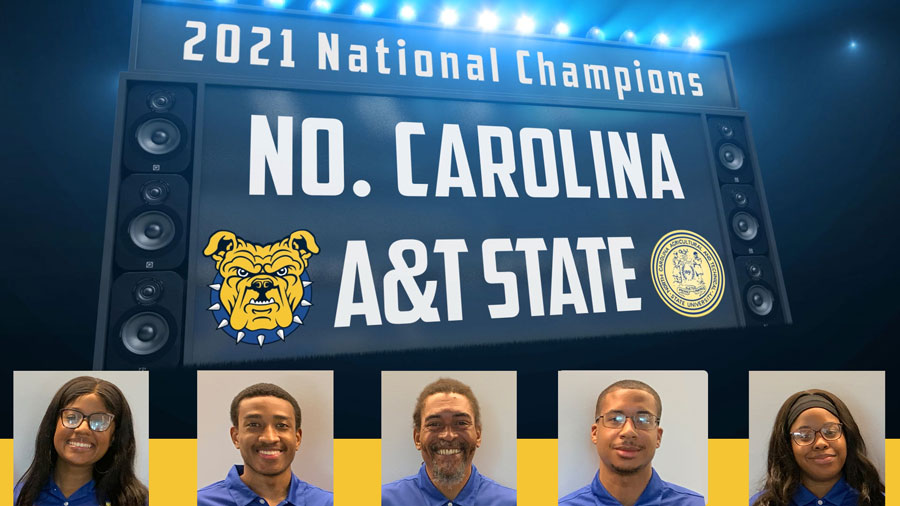 2021 National Champions No. Carolina A&T State